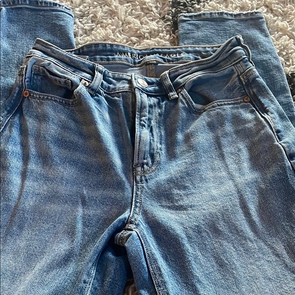 American Eagle Outfitters High Rise Blue Jeans - Picture 1 of 2